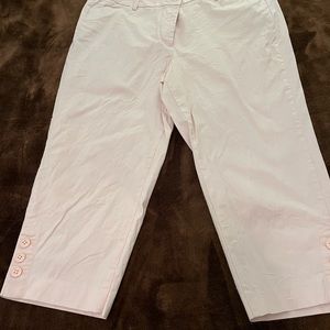 Talbots pale pink Capri Pants